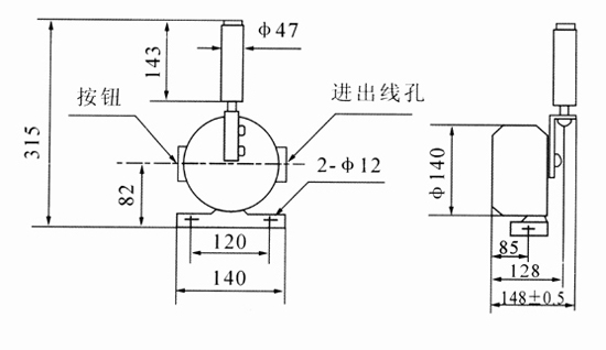 兩級跑偏開關JSB-KPP-S價格|廠家|圖片煤礦用跑偏開關